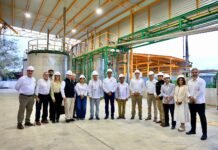 Autoridades federales de energía realizan recorrido en la planta de pirólisis de plásticos en Altamira.